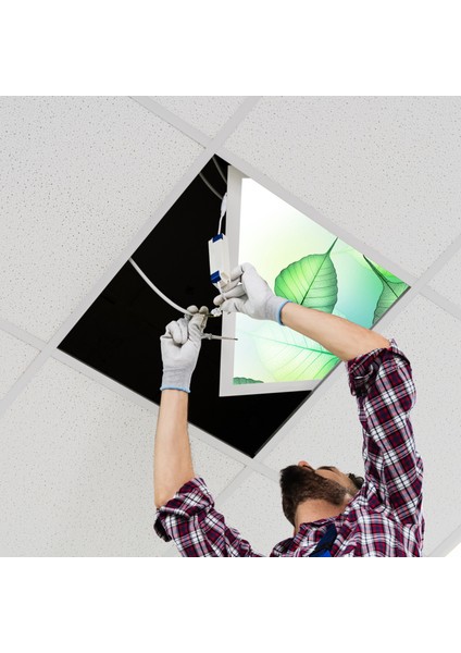 60X60 LED Panel Aydınlatma Armatür Avize Sıva Altı Desenli Tekli 46510004SA