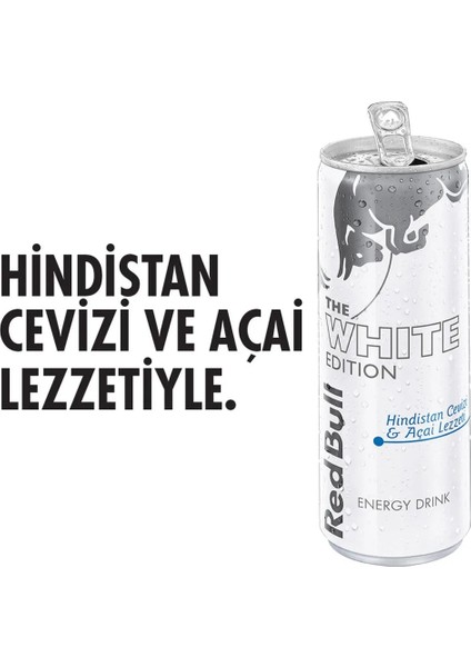 Red Bull The White Edition Hindistan Cevizi ve Açai Enerji İçeceği 250 ml x 6