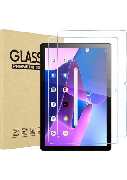 Lenova Tab M10 10.1 Inç TB-328FU - TB-328X 3. Nesil Uyumlu Ekran Koruyucu Şeffaf Cam Nano Esnek Kırılmaz Ekran Camı Tam Kaplama Tablet Ekran Koruyucu Cam