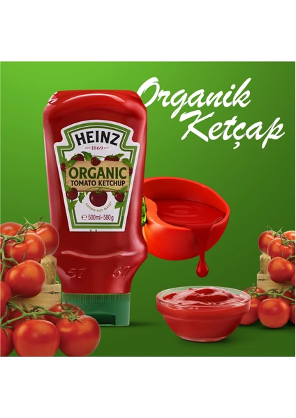 Organik Ketçap 580G