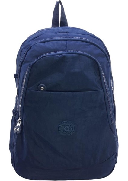 Klinkır Okul Çantası Hafif Yağmur Geçirmez Kumaş Çok Cepli