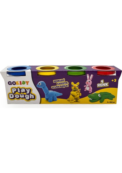 Play Dough Oyun Hamuru Seti 4'lü