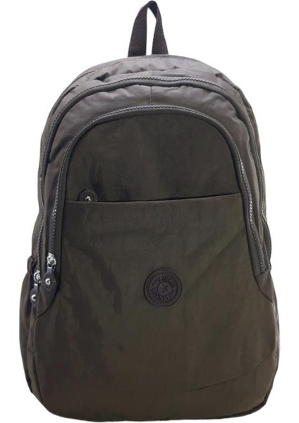 Klinkır Okul Çantası Hafif Yağmur Geçirmez Kumaş Çok Cepli