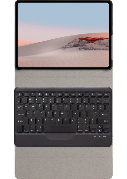 Yuekeda-Microsoft Surface Go 3/2/1 Için Bluetooth Klavye Deri Kılıfı (Yurt Dışından)