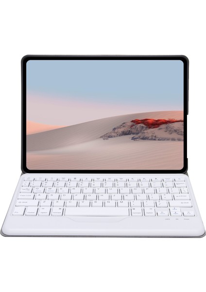 Yuekeda-Microsoft Surface Go 3/2/1 Için Bluetooth Klavye Deri Kılıfı (Yurt Dışından)