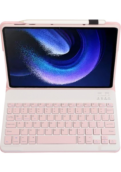 Yuekeda-Xiaomi Pad 6 / Pad 6 Pro Için Bluetooth Klavye Deri Kılıf (Yurt Dışından)