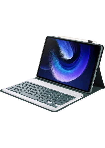 Yuekeda-Xiaomi Pad 6 / Pad 6 Pro Için Bluetooth Klavye Deri Kılıf (Yurt Dışından)