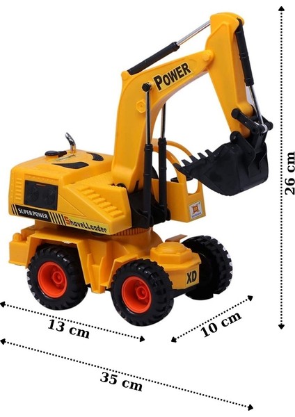 Uzaktan Kumandalı Dozer Kepçe 36 cm Büyük Boy