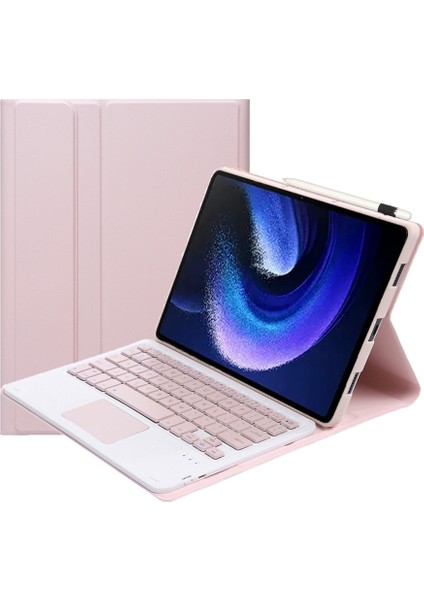 Yuekeda-Xiaomi Pad 6 / Pad 6 Pro Için Dokunmatik Pad ile Deri Kılıf (Yurt Dışından)