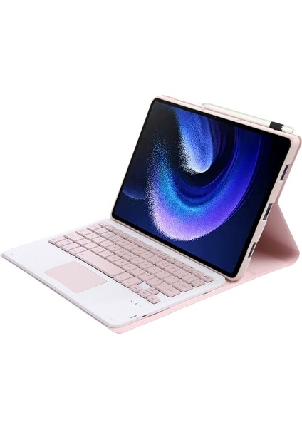 Yuekeda-Xiaomi Pad 6 / Pad 6 Pro Için Dokunmatik Pad ile Deri Kılıf (Yurt Dışından)