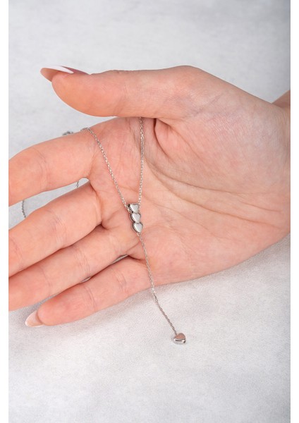 Kalpli Gümüş Kolye 18 Ayar Beyaz Altın Kaplama Kalp Kolye 925 Ayar Gümüş Kadın Kolye | Bayan Kalp Kolyesi Kalp Gümüş Kolye Uzun Kalpli Kadın Gümüş Kolye fırsatları