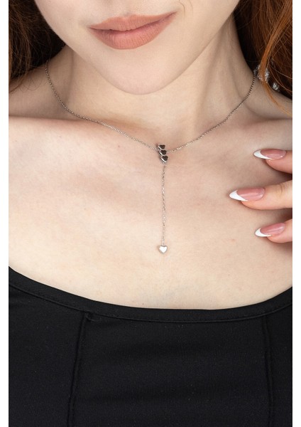 Kalpli Gümüş Kolye 18 Ayar Beyaz Altın Kaplama Kalp Kolye 925 Ayar Gümüş Kadın Kolye | Bayan Kalp Kolyesi Kalp Gümüş Kolye Uzun Kalpli Kadın Gümüş Kolye indirimleri