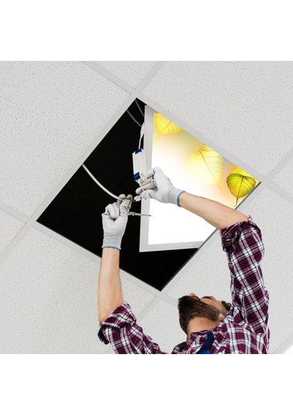 60X60 LED Panel Sıva Altı Desenli Tekli 46510003SA