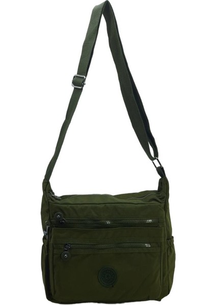 Kadın Postacı Çanta Hafif Klinkır Kumaş Çok Cepli Çapraz Askılı Bayan Çanta