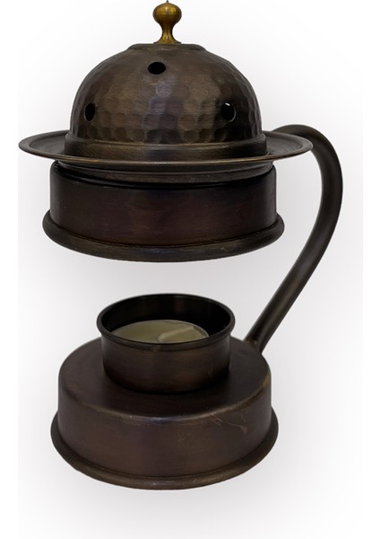 Oksitli Aromaterapi Bakır Buhurdanlık