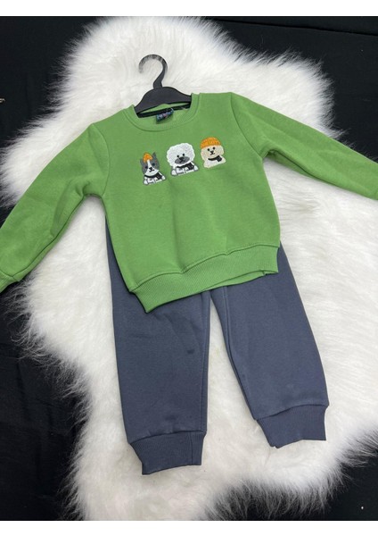 Cmk Erkek Çocuk Pijama Takım Yeşil