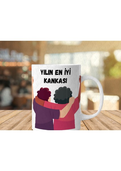 Yılın En Iyi Kankası Kupası 1 - Makinada Yıkanabilir - Çift Taraflı Baskı