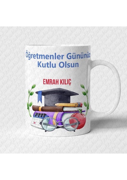 Öğretmenler Günü Kupası 04 - Makinada Yıkanabilir - Çift Taraflı Baskı