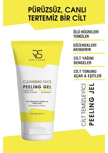 Rise & Shine Pirinç Özlü Peeling Jel - 150 ml
