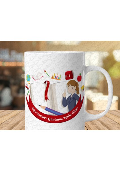 Öğretmenler Günü Kupası 05 - Makinada Yıkanabilir - Çift Taraflı Baskı