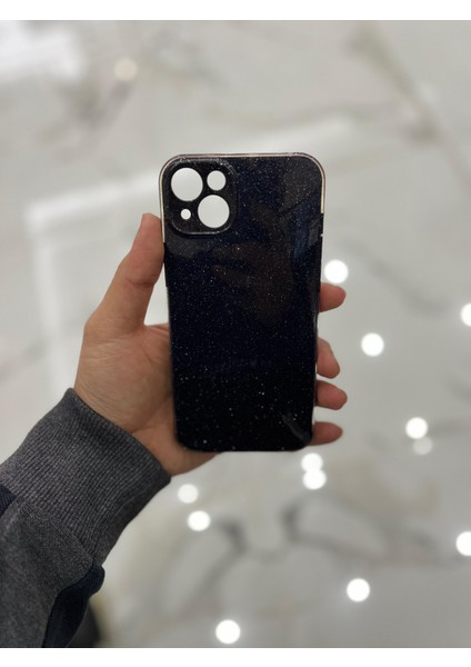 Apple iPhone 14 Plus Kamera Korumalı Simli Renkli Silikon Telefon Kılıfı
