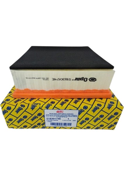 Fiat Grande-Punto Filtre Yağ Bakım Seti 1.4 16V T-Jet 2007-2012 [55 ve 180 Beygir PARCAPAR6363A] fiyatları