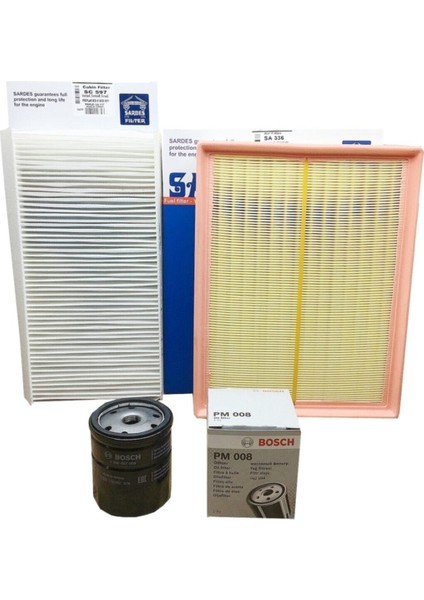 Opel Vectra C 1.6 Filtre Bakım Seti (2002-2008)