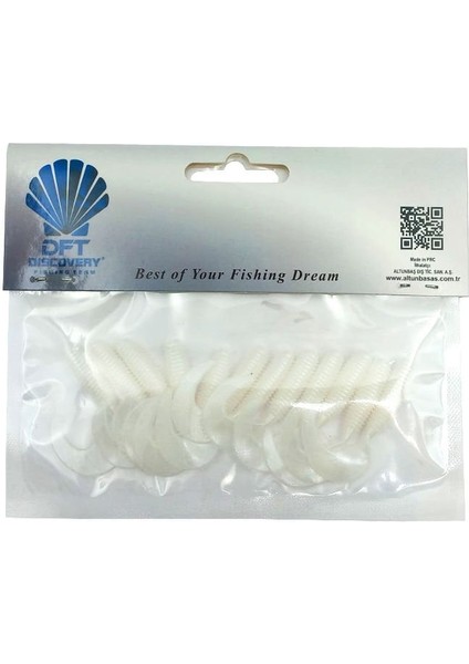 Yumuşak Yem 5 cm 1,2 g R:033 Sedef Beyaz 1/12