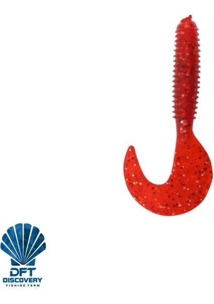 Yumuşak Yem 6 cm 2 g R:041 Kırmızı Simli 1/10