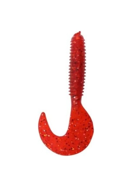 Yumuşak Yem 6 cm 2 g R:041 Kırmızı Simli 1/10