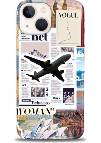 iPhone 14 Plus Kılıf Hd Baskılı - Net Woman