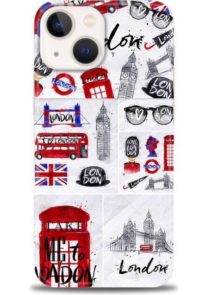 Iphone 15 Kılıf Hd Baskılı - London Set