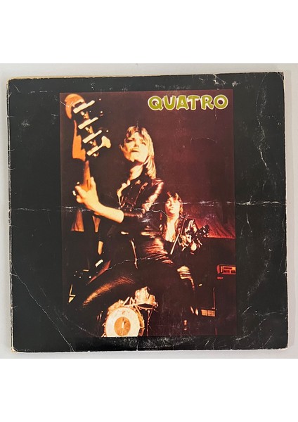 Suzi Quatro Quatro Lp Plak (Orjinal 1974 Türk Baskı Plak)