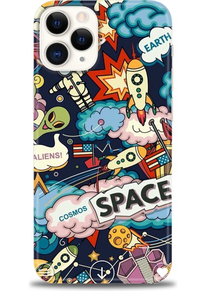iPhone 12 Pro Max Kılıf Hd Baskılı - Space