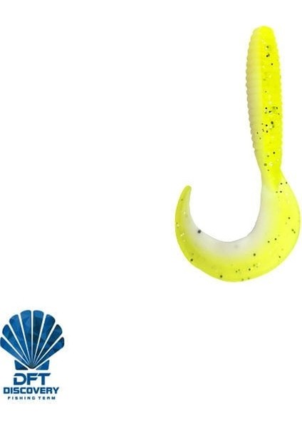 Yumuşak Yem 7,5 cm 2,6 g Renk:Sarı Beyaz 1/8