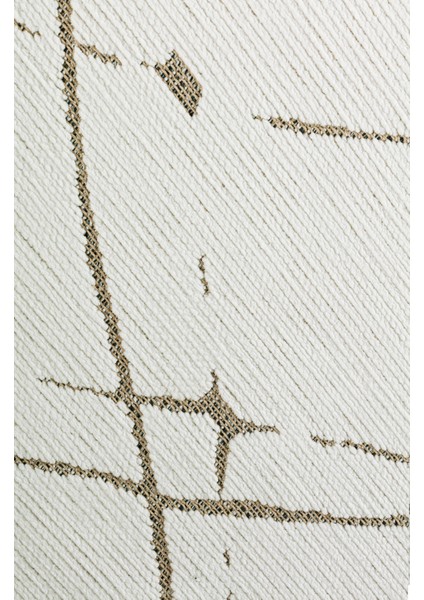 Garden 8207 Beyaz Yıkanabilir Kesme Yolluk Koridor Halısı Kaymaz Çocuk Odası Halı Kilim modelleri