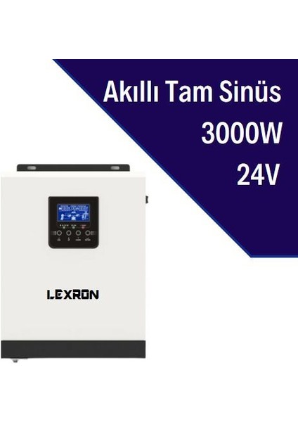 3750VA 3000W Akıllı Inverter Lexron