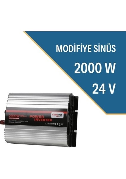 2000W-24V Modifiye Sınüs Inverter