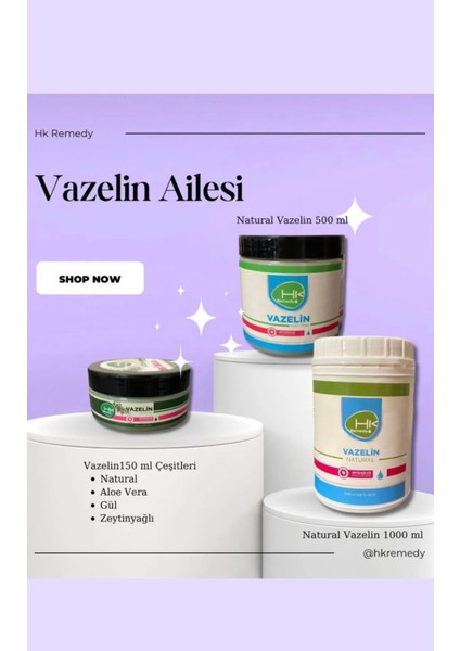 Gül Özlü Vazelin 150 Ml