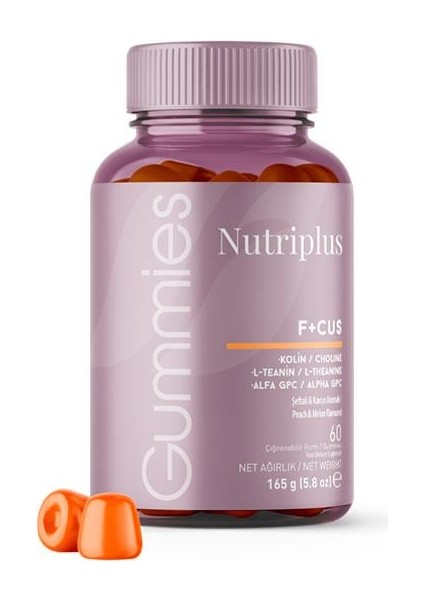Nutriplus F+Cus Gummy