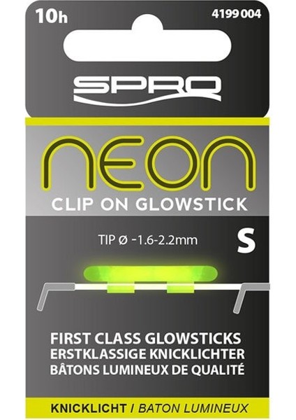 Neon Klipsli Işıkçubuğu Yeşil (Küçük)