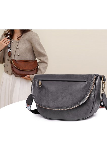 Gobo Dükkanı Moda Yapıştırıcı Bag Retro Crossbody Bag Women's Bag Casual Minimalist Chest Bag Women (Yurt Dışından)