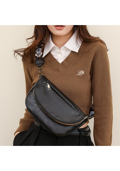 Gobo Dükkanı Moda Yapıştırıcı Bag Retro Crossbody Bag Women's Bag Casual Minimalist Chest Bag Women (Yurt Dışından) modelleri