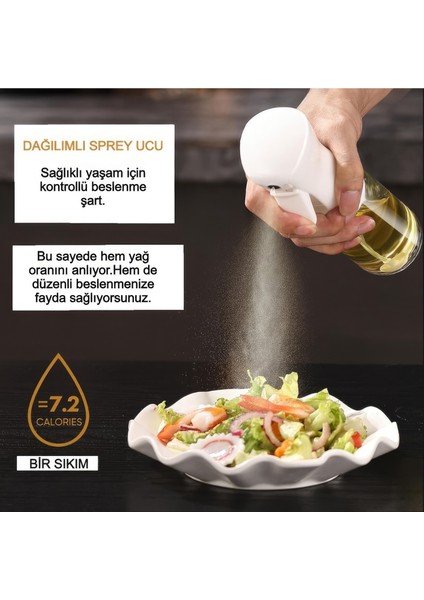 Cam Spreyli Limon Sirke Yağ Püskürtücü Sprey YAĞDANLIK-225 ml modelleri