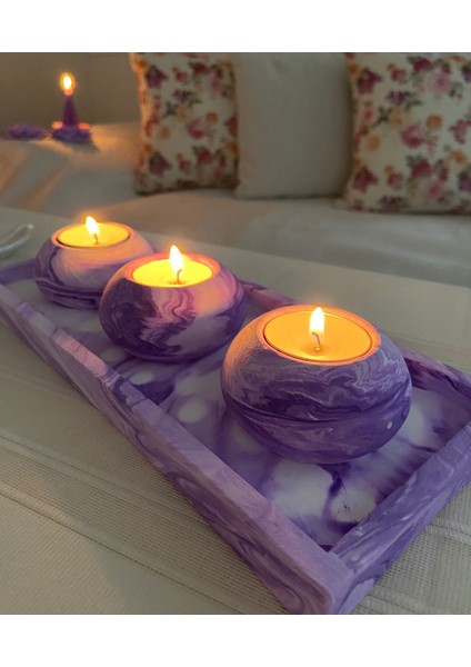 El Yapımı 3'lü Set,Mumluk,Dekoratif Mumluk,Tealight Mumluk,Hediyelik Eşya fiyatları
