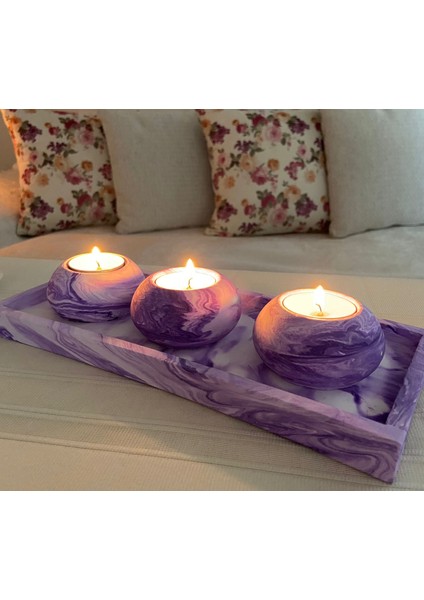 El Yapımı 3'lü Set,Mumluk,Dekoratif Mumluk,Tealight Mumluk,Hediyelik Eşya fırsatları