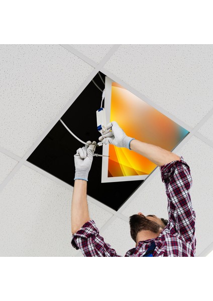 60X60 LED Panel Sıva Altı Desenli Tekli 46510016SA fiyatları