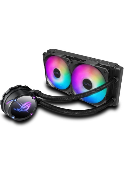 ASUS ROG STRIX LC II 240 ARGB AURA SYNC RGB 120MM ADRESLENEBİLİR RGB FAN SIVI CPU SOĞUTUCUSU V3