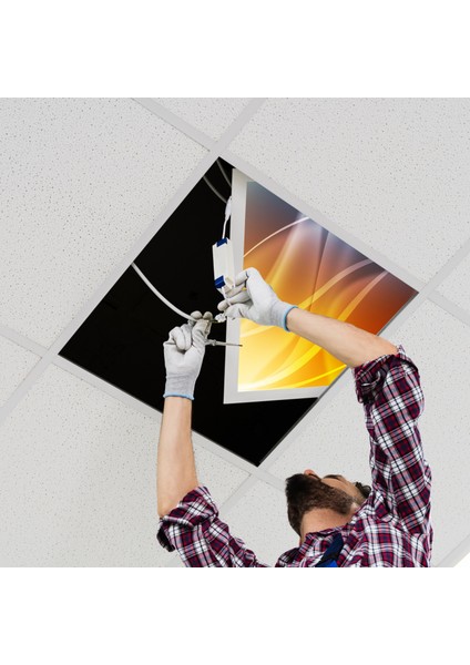 60X60 LED Panel Sıva Altı Desenli Tekli 46510017SA fiyatları