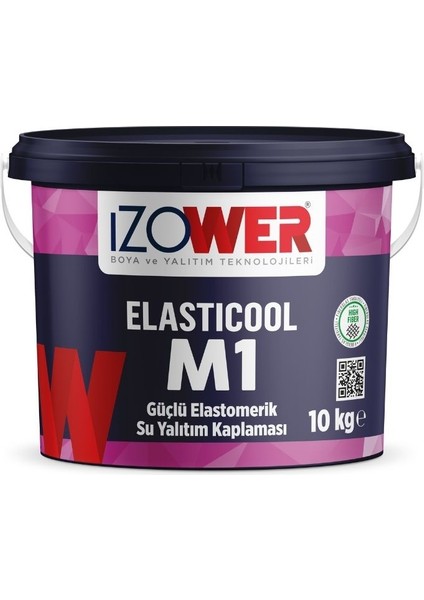 M1 Güçlü Elastomerik Su Yalıtım Kaplaması Kiremit Rengi 10 Lt